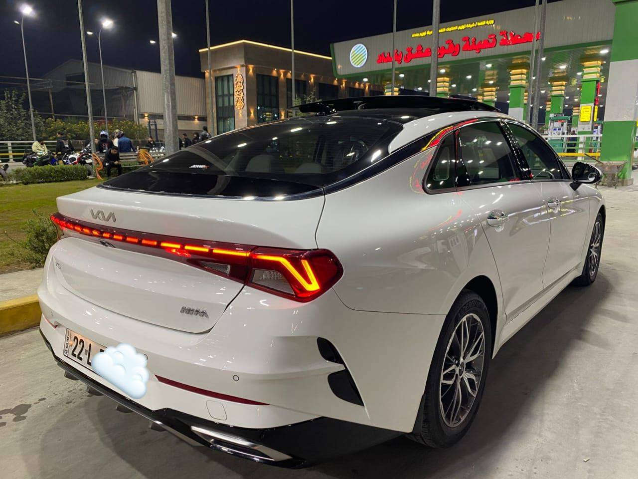 ﷽ 💎
السلام عليكم👋🏻 للبيع (كيا كي فايف Kia K5 2023
وكاله شركة NIM)
✈️مكفوله كفاله عامه 
🔥مُغلفه PPF بالكاملل داخل وخارج وجام وصندوق وشبكه اماميه للحفاظ على الراديترات🔥 
📍فوللللل مواصفات تجي مواصفات خاصه
📍 داتا شو
 📍خزن ميموري 
📍عداد ديجتال
 📍اربع كامرات
📍 ثنين كراسي كهرباء
📍 تشغيل عن بُعد 
📍بكلايت كُله LED 
📍داخل جلد لونين 
📍كشنات تدفئه تبريد 
📍اوتو هولد 
📍ترحيب عند الاقتراب 
📍5 انظمة قياده 
📍مري شفط 
📍قطعتين تبريد 
📍محرك 2500cc Smart المحرك الذكي 
📍هاند بريك بصمه ((P))  
📍 ماشيه 75000KM 
📍السعر 22700$وبيها مجال 
📍 الموقع بغداد 
📲***********
📞***********
ومن الله التوفيق 💎
