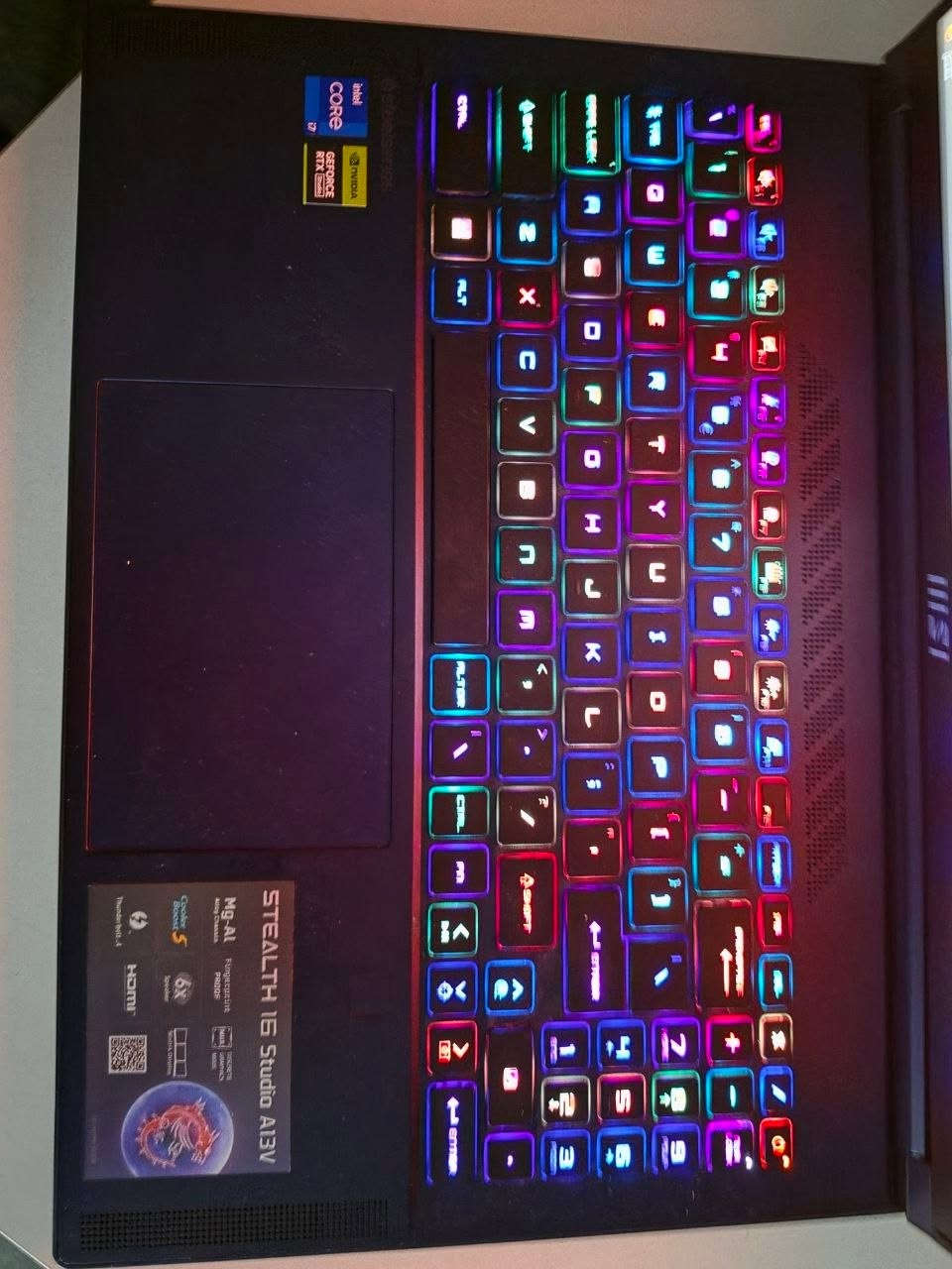 🔥 MSI Stealth 16 Studio A13V (i7-13620H / RTX 4070) 🔥
⚡️ Processor
Intel Core i7-13620H
⚡️ Graphics
NVIDIA GeForce RTX 4070 8GB
⚡️ Memory
16GB RAM
⚡️ Storage
1TB SSD
⚡️ Display
16-inch FHD+ Display
1920×1200 Resolution
144Hz Refresh Rate
💰 Price
62000 EGP

📍 العنوان
15 امتداد أبو داود الظاهري
مدينة نصر – الحي الثامن
أعلى معرض سيارات المعلم
بجوار النادي الأهلي


**إذا كنت صاحب هذا الإعلان وتريد حذفه لأي سبب، رجاءا أرسل رسالة إلى الدعم الفني**