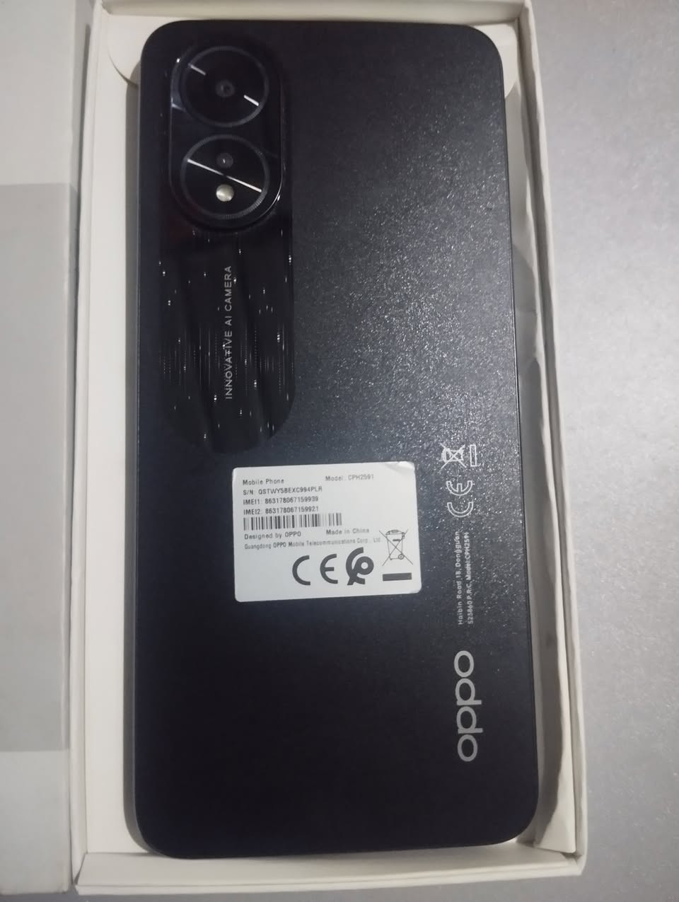 الجهاز نظيف جداً واستعمال خفيف، ما بيه أي عطل ✨
🔹 الشاشة: 6.56 إنچ HD+
🔹 التحديث: 90Hz سريعة وسلسة
🔹 المعالج: MediaTek Helio G85
🔹 الرام: 4GB
🔹 الذاكرة: 128GB
🔹 الكاميرا الخلفية: 8MP
🔹 الكاميرا الأمامية: 5MP
🔹 البطارية: 5000mAh تدوم يوم كامل
🔹 بصمة جانبية + Face Unlock
السعر: 120$ وبي مجال للاستفسار خاص.


**إذا كنت صاحب هذا الإعلان وتريد حذفه لأي سبب، رجاءا أرسل رسالة إلى الدعم الفني**