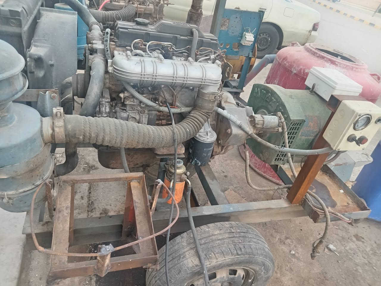 السلام عليكم مولد للبيع كيه بنكو 2700 شغال شرط الشغل لا تبخير ولا تنقيص 30 كيفي 120 انبير السعر مليونين وربع وبي مجال قليل مكان ميسان المجر الكبير هاتف ***********
