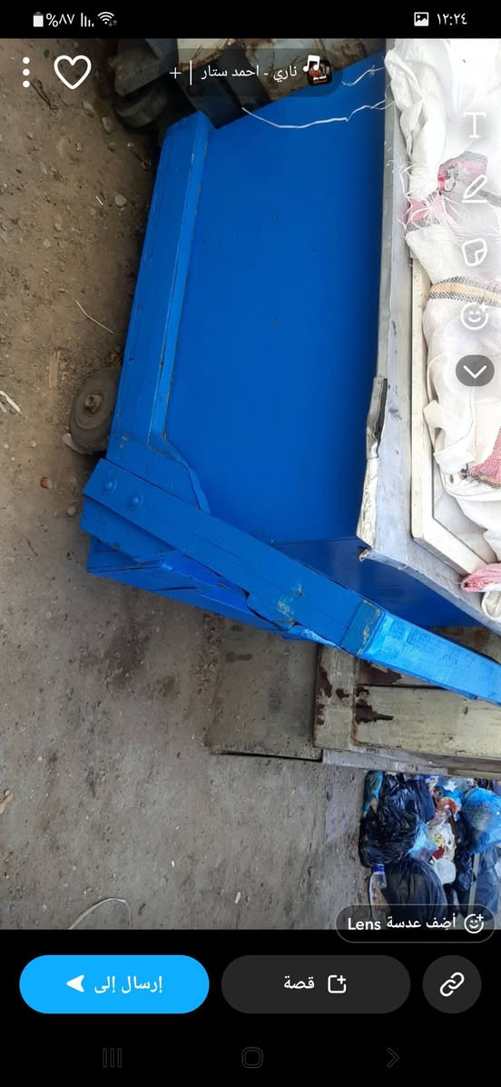 عربانه تفصال تصلح للكص ولبلبي وباكله شلخم واي شي غراج اضم بيه قناني غاز بيه باب جبيره سريعه بلمشي عربانه تكمه مفصله على ايدي ٤٥٠ الف وابيع ٢٠٠ الف عنوان بغداد الكفاح رقم ***********
