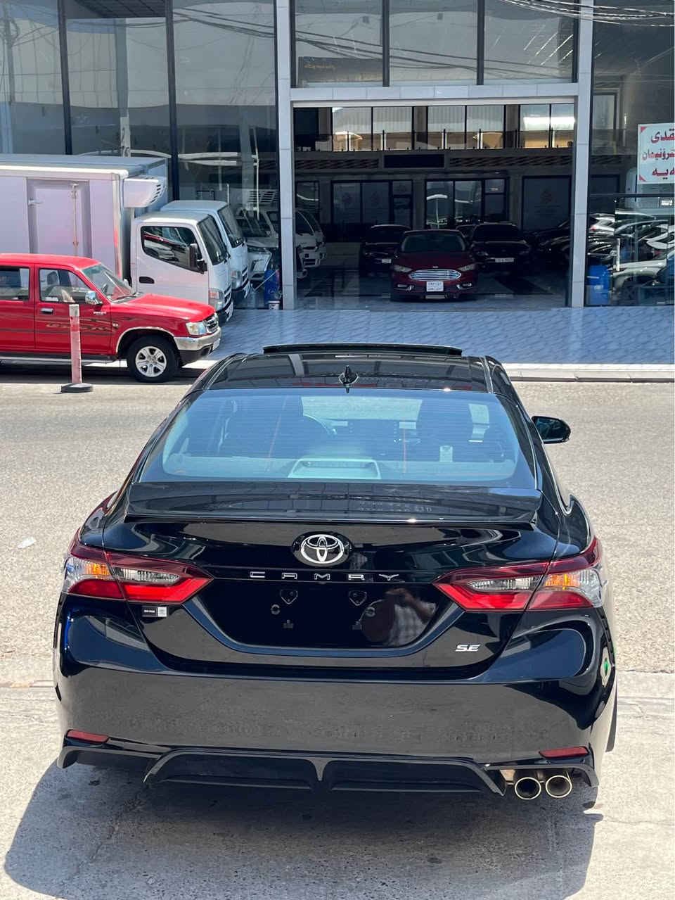 Toyota camry 2024 se plas 
باب وشويه  جملغ صبغ بدون دواغل بدون ارباك
فحم رادار بيلادي شركه
ماشي ١٦ الف مايل
موصفات
شاشه 
كاميره
سيلايت
بصمه
باب بصمه
لايت زينون
كوشن جلد
كوشن كهربايي
كوشن هيتر
شحن وايرليس
قودي رادار
قودي ايشاره
تحديد سرعه
ويل كروم

عنوان اربيل
رقم موبايل *********** أربيل, العراق
