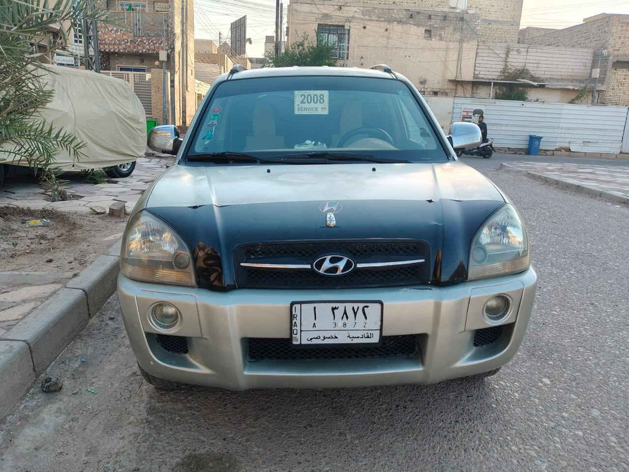 السلام عليكم توسان البيع موديل 2008 السيارة مكفولة بس بيه جراد تخم تاير تبريد محرك 2000 جاهزة السعر ب95   ***********

