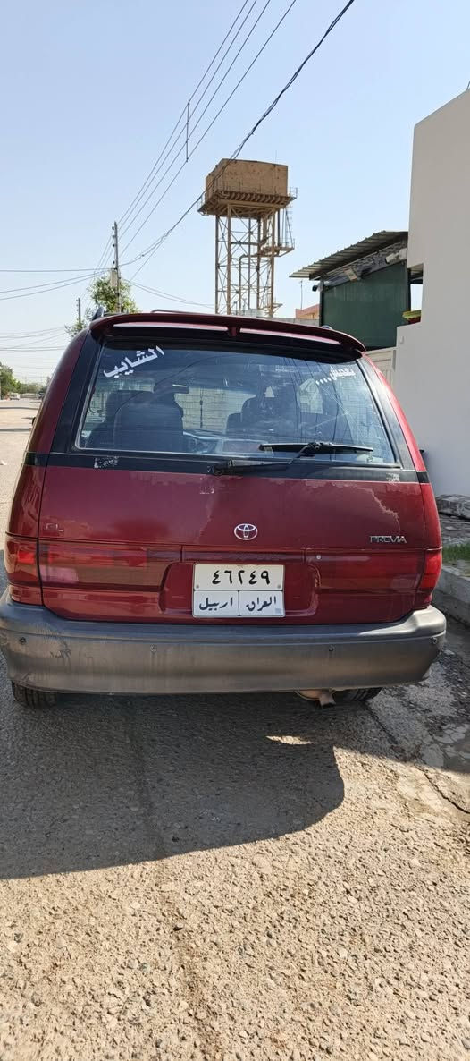 سلام عليكم تيوتا بريفا للبيع موديل 1992 سياره جديده سنويه جديد رقم اربيل انكليزي سنويه لحد 31 كير و محرك جديد دواخل جديد تبريد شغال قطعتين تايرات وياله جديد شاشه ايبات كهربائية كله شغال لايتات أمامي و خلفي جديد أكسل طبلات جديد كير أوتوماتيك فقط باب اسلايت بي ضربه و امرجعينه عل بارد و فقط بيه خياس جوه باب اسلايت فقط أسقف اسلايت من وره و كدام مكان سياره كلار و بغداد سعر 55رقم ***********
