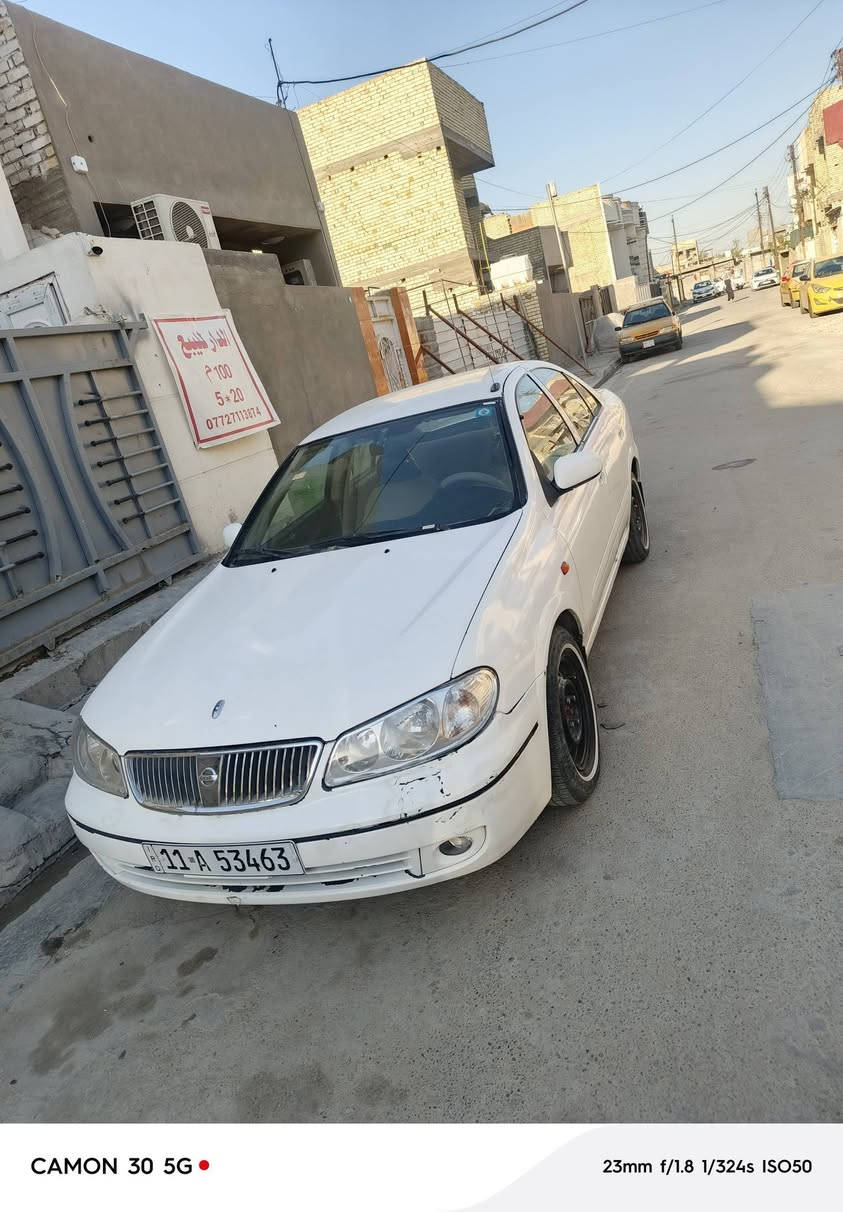 السلام عليكم للبيع نيسان سني ياباني أصلي مديل 2004 محرك بلادي كير اوتو تبريد نقص بس صونده منضومه جديده ويل تخم تاير جديد كهربائيات كلهه شغاله مصبوغه عام بدون ضربه قويه رقم بغداد انكليزي سنويه جديده وهزه جديده السعر 65 وبيه مجال الطيبين
***********
