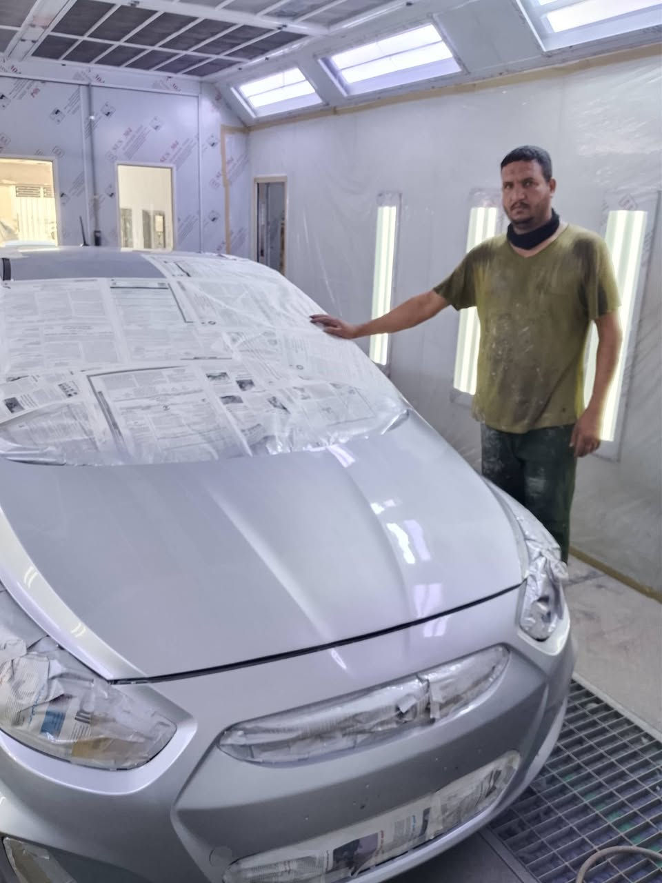 نور الوشام لخبط كافه الوان السيارات بلكنبيوتر
صبغ اكسنت سلفر .كود الون 2C
صبغ حزام عاشت يدك حبيبي احمد الصباغ 
العنوان كربلاء حي الصناعي فرع الرايه كراج الامير 
بإدارة نور الوشام 
***********
🥳🥳🥳🥳
