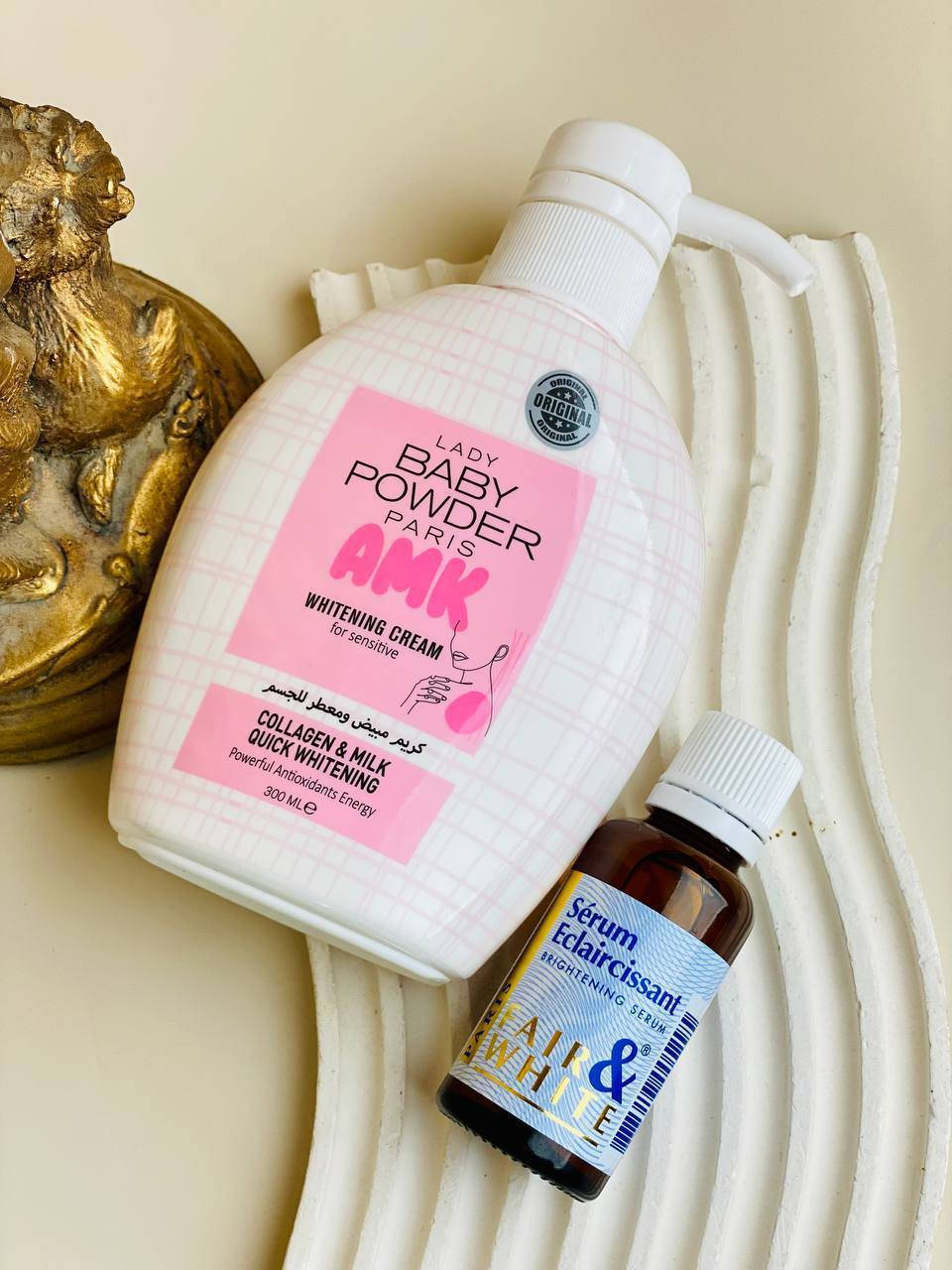 🌸مكس يسوي جسمج گطن ابيض ثلج وصافي وعطرة يجنن🌸
يتكون من كريم AMK وسيروم Fair & White 
يبيض بسرعة، يرطب، ويخلي ريحة جسمج تجنن 🌸
تره النعومة والبياض صايرين سهلين ويا هالمنتجين 💯

🌸سيروم  التفتيح الفرنسي
سيروم مبيض جسم ومناطق_حساسه_الفرنسي الاصلي منتج  رهيب ترطيب وتبييض الاول بالتفتيح 🎀🌸
(مصل الاشراق  العالمي) مفتح ومورد للمناطق الحساسه 
✔ تبييض المناطق الحساسة والداكنة بالجسم
✔ يوحد لون البشرة 
التقشير  الطبيعي 
✔منتج غني جدا بمكوناته المميزة الفاخرة يستخدم لأي منطقة ترغبون بتفتيحها بالجسم☺
وبالأخص المناطق الحساسه
 هذا المنتج فعال 100%
خالي من العطور و لا يسبب اي حساسية

‏Baby_Powder 🌸
كريم  مبيض ومعطر للجسم وللمناطق الحساسة 🎀
موبس يبيض ويورد وانما يعطر المنطقة بريحة البودرة والورود
مكوناته طبيعية ميسبب اي تحسس او حكة 👙
مبيض مناطق حساسه ومعطر 
منتج كلش قوي لعوامل الاكسده مابين الفخذين


**إذا كنت صاحب هذا الإعلان وتريد حذفه لأي سبب، رجاءا أرسل رسالة إلى الدعم الفني**