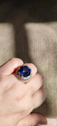 خواتم موزنايت • ياقوت باريسي • لمعان قوي