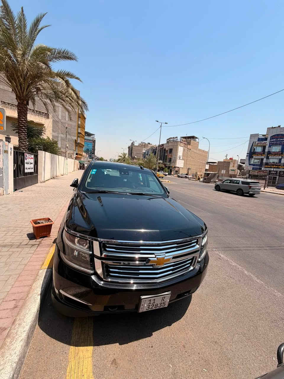 السلام عليكم تاهو للبيع مديل 2019  Premier ماشيه 95  السياره وكاله مكفوبه من كلشي عليه تغليف  *********** بغداد الوزيريه
