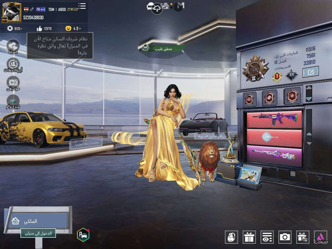 السلام وعليكم
عندي حساب #ببجي قوي ومرتب للبيع مكاني موصل 
عدد الاسلحه القابله للتطور 47⭐ 
#امفور الجوكر ماكس ⭐
عدد بدلات x4 ⭐
عدد شخصيات 4 ⭐
ساره،اندي,آنا،إميليا⭐
سيارة جارجر ⭐
جنطه مثك 3 ⭐
كونكر 7 وكونكر سيزن 17 قديمن من ضمنهم ⭐
حساب مرتب 💫
الشراي يتفضل خاص 
(مكلف بل نشر) 
السعر 300 وبي مجال للشراي ⚡


**إذا كنت صاحب هذا الإعلان وتريد حذفه لأي سبب، رجاءا أرسل رسالة إلى الدعم الفني**