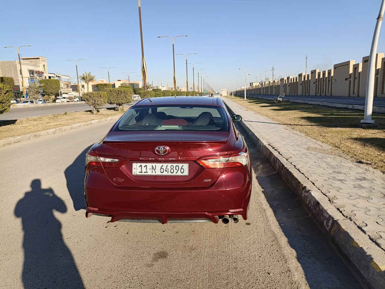 كامري 2018 للبيع فقط نص فول
وارد أمريكي بيها ضرر من أمريكا(جاملغ خلفي وباب) وبالعراق الصفحة الثانية انشخطت وصار بيها بيها صبغ حزام والبچم كبس بدون دواخل شاصي لغد تكم كفالة
السنوية جديدة بإسمي بأي وقت يعجبك احولك
السعر 145 وبيها مجال بسيط
مكاني الفلوجة حي الضباط  وهذا رقمي ***********
