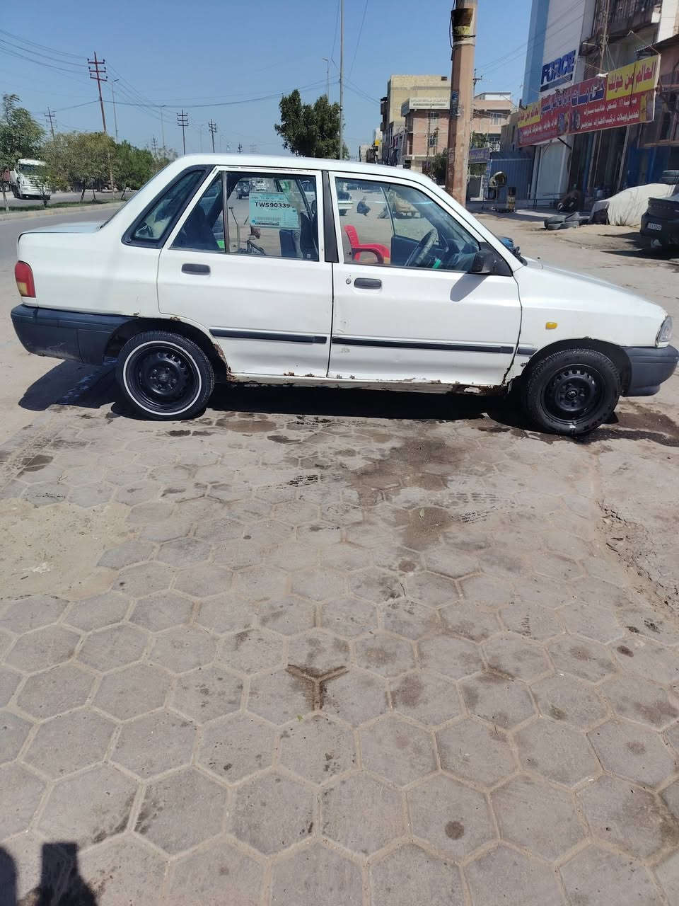 السلام عليكم سايبا للبيع 2015 بأسمي بيه جاملغ مبدل ومكانات بيه بارد  مكينته بيه خيط بخار تبريد ميشتغل كمبريسر عاطل هاي التفاصيل كامله ابيع كوم حديد اتكفل غرامات ومداور مكاني نجف حي الانصار للاتصال ***********
