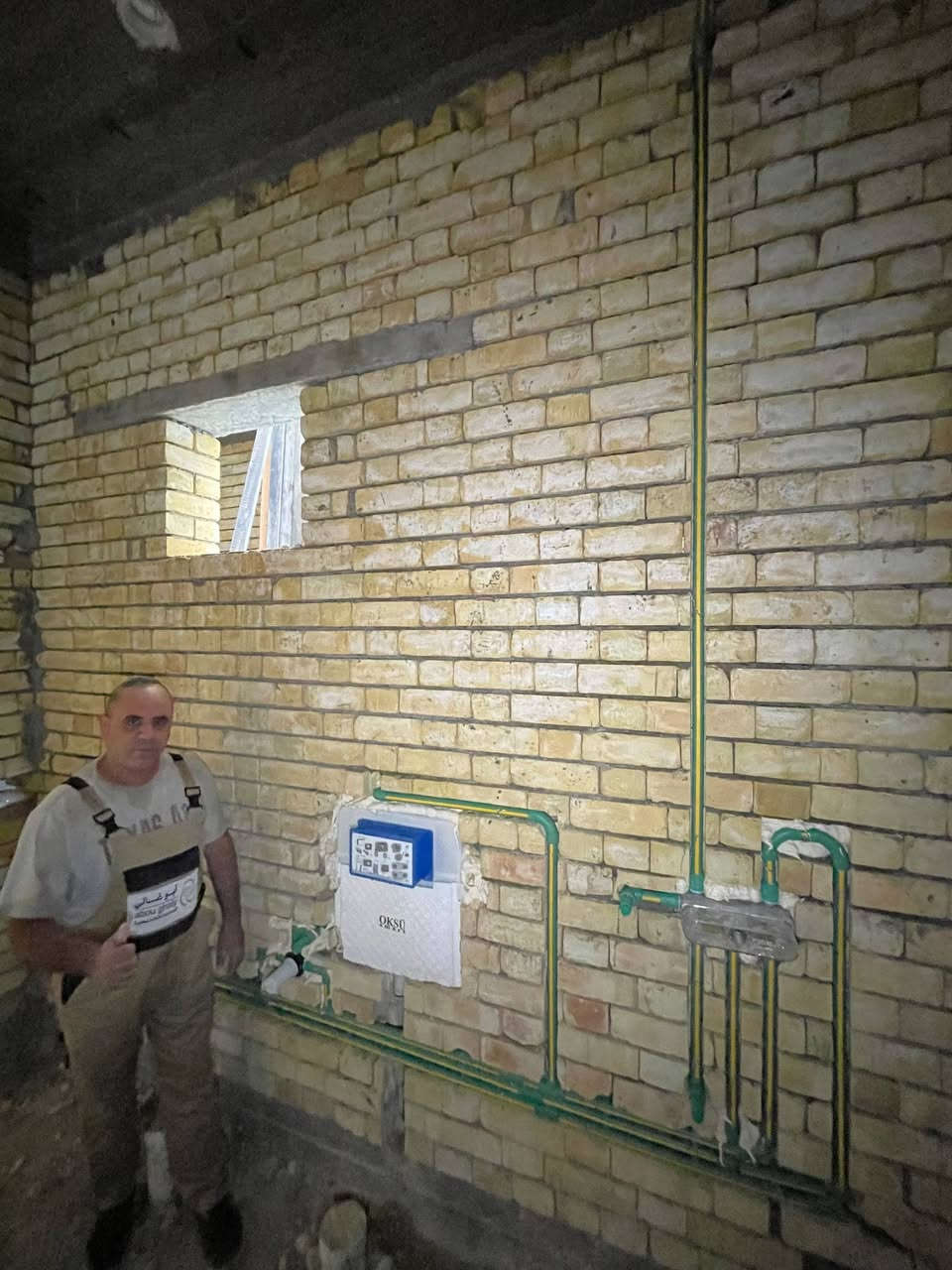 السلام عليكم
عمل اليوم بيت متكون من 10 مجموعات صحية العمل نظام نوازل متعددة 
المواد المستخدمة شركة أبو غالي للصناعات البلاستيكية الألمانيةالمصرية الوكيل الحصري في العراق الحاج ضياء النعيمي بأدارة سيد محمد ضياء النعيمي ***********
ملاحظه العمل قيد الإنشاء
