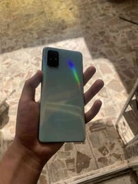 📱 Samsung Galaxy A71 للبيع  🔹 اللون: تركوازي 🔹 السعة: 128GB 🔹 الجهاز ن...
