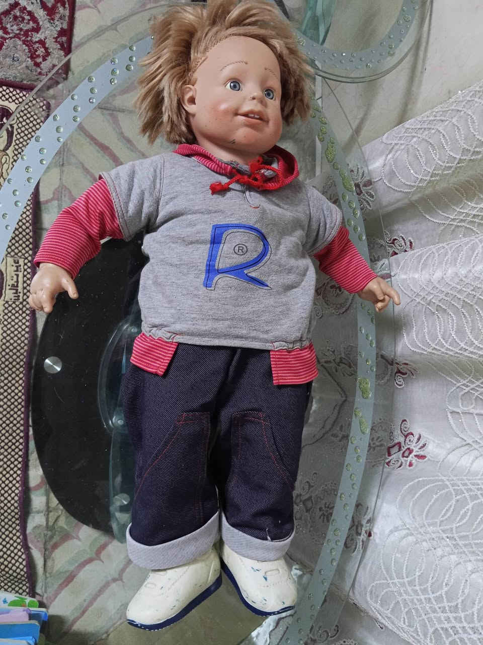 بيبي ملامح حقيقية بحجم كبير ومميز جداً 👶💖

📏 الطول: 65 سم — حجم واضح وجذاب
✨ ملامح واقعية وتصميم لطيف
👕 ملابس كاملة (هودي + جينز) ستايل حلو
🎁 مناسبة كهدية أو للديكور

💥 قطعة ملفتة للنظر وتخطف الانتباه من أول نظرة

🚚 يتوفر توصيل بغداد والمحافظات


**إذا كنت صاحب هذا الإعلان وتريد حذفه لأي سبب، رجاءا أرسل رسالة إلى الدعم الفني**