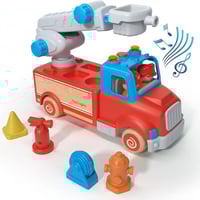 شاحنة إطفاء • أضواء وصفارات • ١٨ شهر+