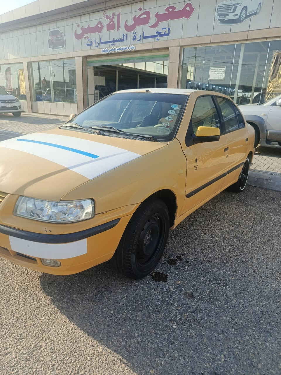 السلام عليكم سمند موديل ٢٠١١رقم واسط بسمي تحويل مباشر مكفول تبريد ثلج مكينه كير مكفول بيه ففط جاملغ صبغ صدر تخم تاير باتري جديد كهربائية كله على البلاد  سنوية ٢٠٢٨ مصفره هيئه وغرامات سياره جاهزه اللاخير ***********
