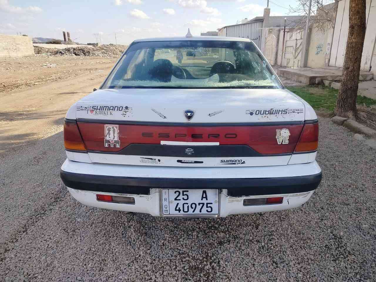 سلام عليكم للبيع دايو اسبيرو موديل 95 مكينه 16 فل رقم كركوك دولي مصطره شرط تحويل  وغرامة وكاله سياره مابي اي نقص بدون خياس بدون ضربه كير مكينه شرط لا صرف ولا بخار اربع تيرات جديد كهربائيات كامل سياره جاهز دفتر بنزين موجود سعر 23 شراي يخابر مكان طوز ماجاوب لا تعليق ولا خاص رقم هاتف ***********
