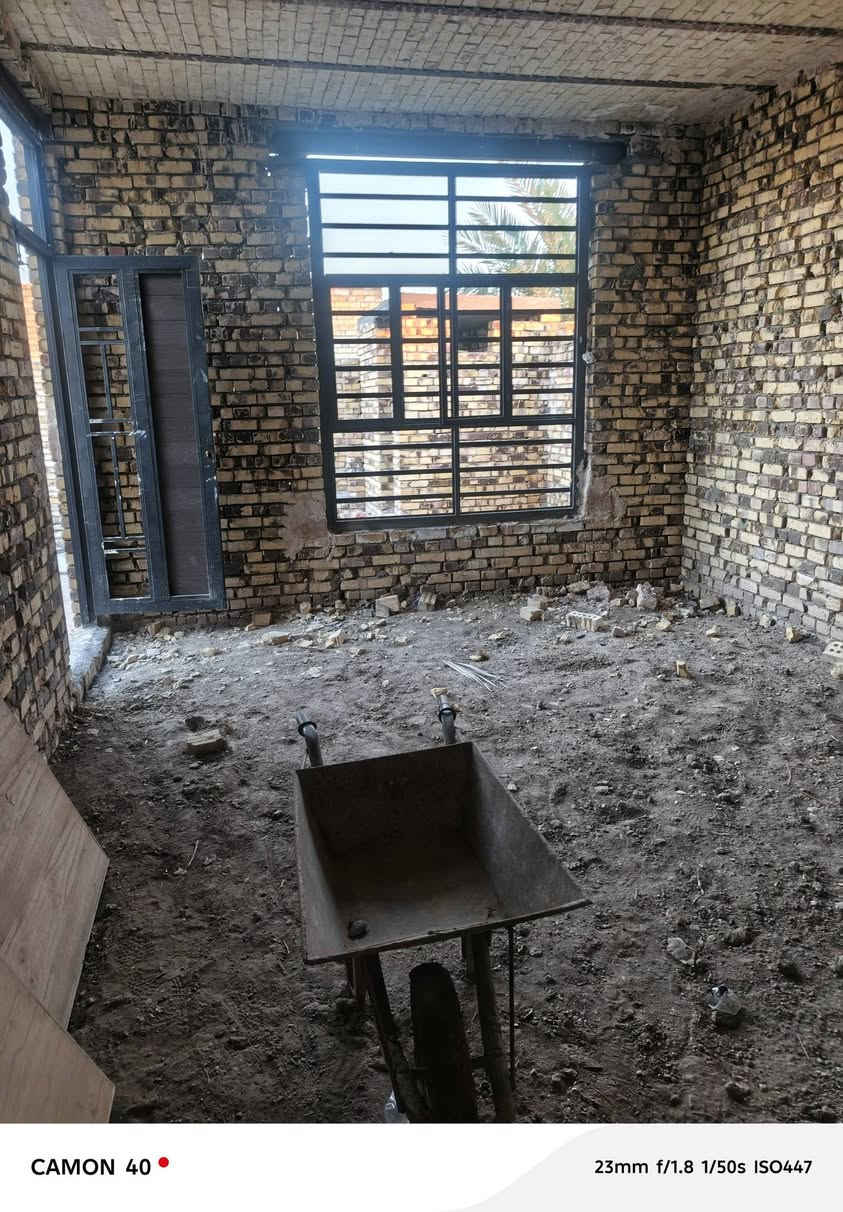السلام عليكم ملاحظة هيكل يرهم بيع ومراوس
للبيع هيكل مساحه 250متر يتكون من غرفة عدد 5x5صاله 8x4 مطبخ 5x4استقبال 4ونص 9xصحيات داخلية وخارجية بناء جديد طابوك السكف عكاده طابوك جمهوري شيلمان ثقيل السطح مطبك فرشي بوب وشبابيك شغل دراجه اول بديل خشب تبليط موجود ماء كهرباء منطقة هدوء امان العنوان الهاشمية الساده البحارنه قرب خط نفط بيت بسمي بيع ومراوس السعر خاص تجي تشوفه وتقتنع وتدلل للاستفسار يرجى الاتصال عل رقم وتساب او مازنجر***********
