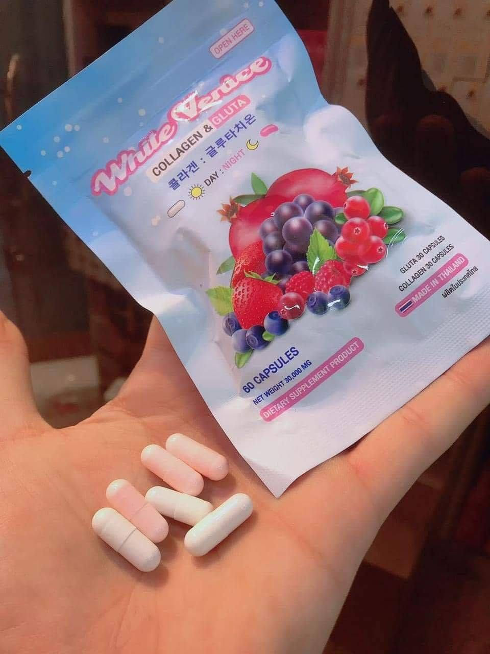وصل وصل وصل 😍
وين الي يردون جسم شفاف مثل الكزازه بياض وردي 😉😍

تعالن يمي يمي 😉حبوب white venice التايلندية بالكولاجين والكلوتاثيون 

يحتوي  باللونين الابيض والوردي 
اللون الابيض يحتوي ع كولاجين السمك

 لتقوية الشعر والاظافر وازالة  التجاعيد وشد البشرة

😍تبيض عام
الكلوتاثيون

فوائده : 
تبيض / نضاره / تصفيه 

الجلوتاثيون يعمل على تفتيح البشرة و ازالة التصبغات ، خلاصة الفيتامينات و

 مضادات الأكسدة تعمل على ترميم البشرة و تطهيرها مما يساعد في التغلب على حبوب البشرة النشطة 

خلال 30 يوما من الاستخدام ستلاحظين فرقا واضحا في صفاء و نضارة و شبابية بشرتك.

يوجد داخل الكيس 30 كبسوله ابيض و 30 كبسوله وردي  يعني 60 كبسوله داخل الكيس 

طريقة الاستعمال/  كبسوله البيضه  الصبح وكبسوله الورديه بليل


**إذا كنت صاحب هذا الإعلان وتريد حذفه لأي سبب، رجاءا أرسل رسالة إلى الدعم الفني**