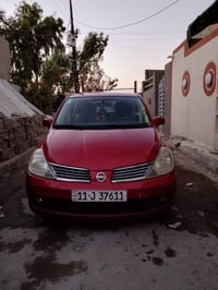 للبيع سياره نيسان تيدا ياباني موديل 2008 خليحي  رقم بغداد الانكليزي ال...