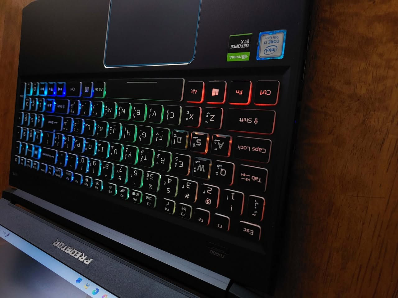 السلام عليكم ... لابتوب PREDATOR  ................. رام حجم 16 كيكا  ...كرت الشاشة الخارجي المنفصل 6 كيكا من نيفيدا GTX1660 TI نوع TI   ...معالج كور اي 7 الجيل التاسع فئة H ( من اقوى فئات المعالجات ) ....هارد نوع SSD M.2  512..شاشة حجم 15.6 دقة FULL HD  ..كيبورد ضوئي RGB ملون ...ملائم لكل الالعاب والبرامج الهندسية والتصميم والمونتاج وغيرها .. مكانه بغداد السعر 450 $ للاستفسار الاتصال *********** او ***********(واتس)
