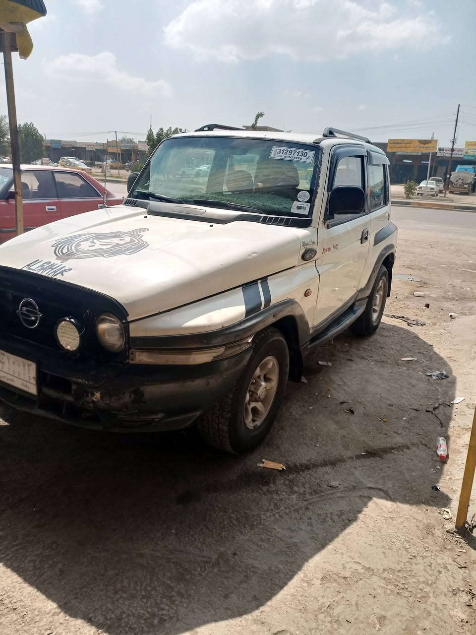 السلام عليكم ساسوكي موديل 99 للبيع سنويه 27 محرك وكير خير من الله محرك بطه فيفتي تخم تاير تبريد ثلج 35 وبيها مجال بسيط عنوان بغداد ***********
