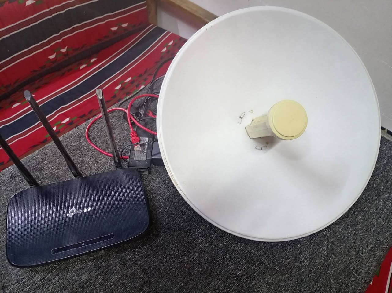 السلام عليكم منظومة انترنت  للبيع كاملة مستخدم شهرين برج نانو بور بيم راوتر تي بي لينك 3اريل
السلام عليكم منظومة انترنت  للبيع كاملة مستخدم شهرين برج نانو بور بيم راوتر تي بي لينك 3اريل 
للتواصل *********** اتصل
