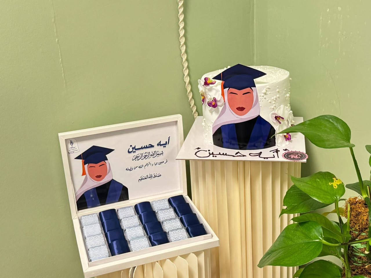 متوفر توزيعات التخرج بأسم الطالب☺️

احجز طلبك الان وخلي لمستنا تكمل فرحتكم😍

للحجز والاستفسار تواصلوا ويانه 📞
***********
