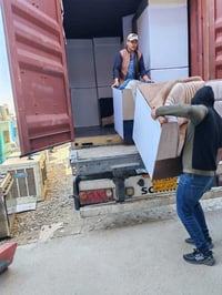 وصول حاوية • مجمع السليمانية • التخم الاربيلي