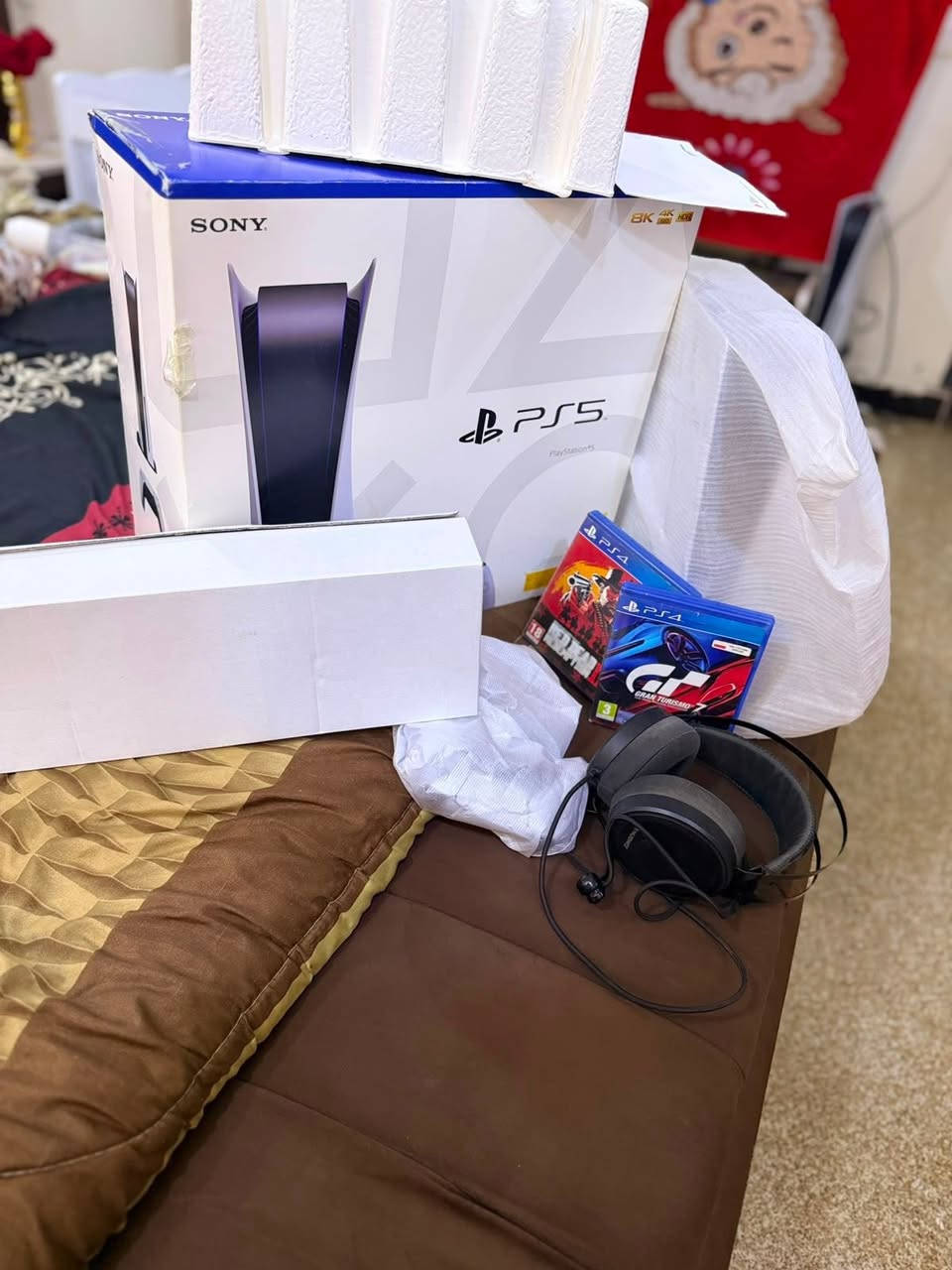 🎮 PS5 للبيع

✅ جوستك أصلي
✅ Red Dead + Grand Turismo
ملاحضة الاقراص كل واحد يحتوي ع قرصين يعني الريد ديد أون لاين واوف لاين البلي بعده بجياسته ممستعمل هواي
وكذالك العبة الثانية قرصين
✅ سماعة خاصة بالكيمك
✅ كامل الملحقات
✅ نظافة 99‎%

📍 بغداد - الدورة
💰 السعر: 675
***********
