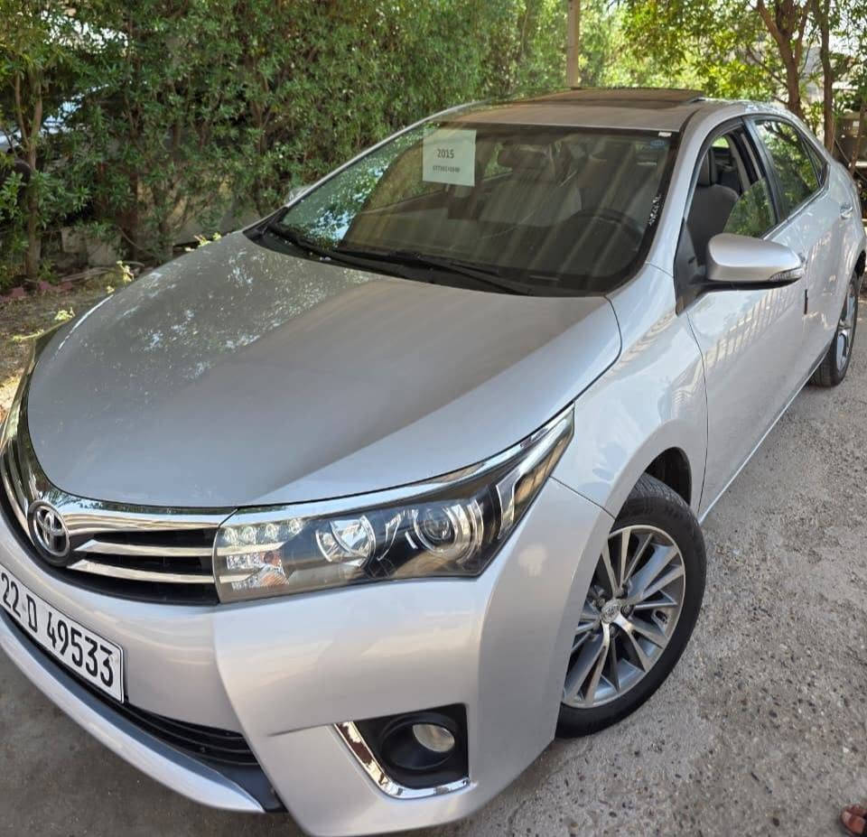 🚗 للبيع: تويوتا كورولا 2015 ليمتد فول الفول خليجيةةة
للبيع او المراوس حسب : تيوتا كورولا 2015 ليمتد فول الفول خليجيةةة مكفولةة كفالةة عامة والسونار مرفق مع الصور 
سيارة نظيفة كلشش
 الموديل: 2015
النوع: Toyota Corolla 2015 (ليمتد)
المحرك: اقتصادي وقوي
القير: أوتوماتيك
اللون: (سلفري)
الممشى: (150000)
مواصفات المتد معروفة 
بصمةة 
مثبت سرعةة
تحكماتت ستيرن 
بانورماا (فتحةة سقف)
تكيففف ثلجججج 
اشايررر بالمريي
جاهزة للسفر والاستخدام اليومي
السعر: ($150) والسعر قابل للتفاوض بالمعقول 
مكان السيارة بغداد 
📞 للتواصل: خاص على واتساب  أو اتصال
***********
***********
ملاحظة‼️ صارت اكو طخة بالجنطة وتعدلت على البارد
