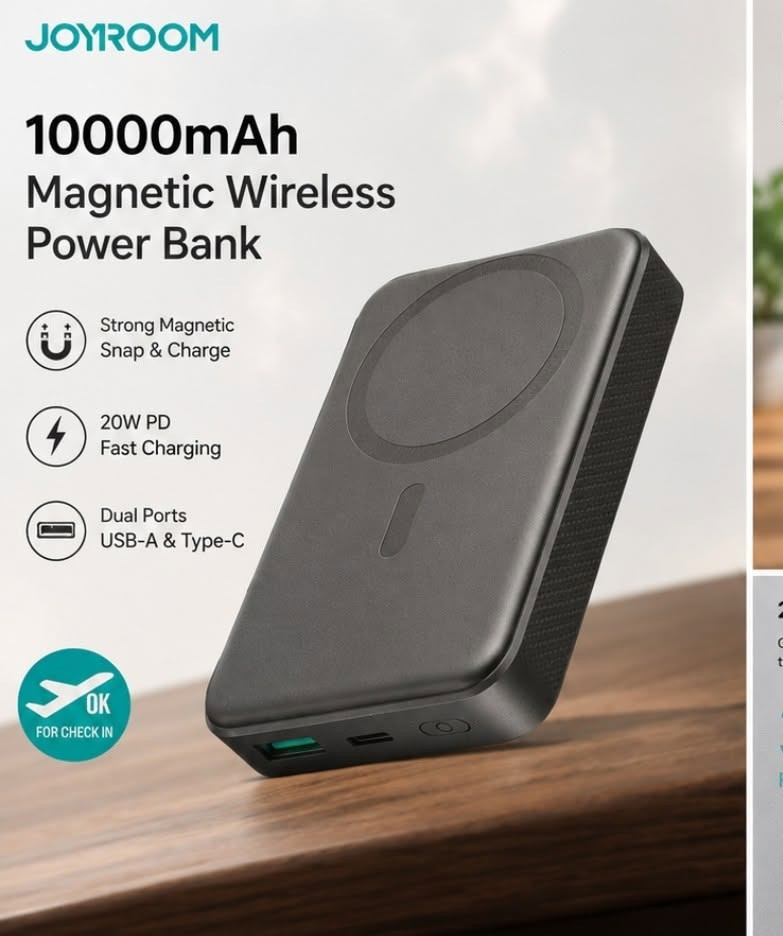🎁 عرض خاص لفترة محدودة!

اطلب الآن باور بانك JOYROOM 10000mAh من خلال موقعنا الإلكتروني واحصل على خصم خاص وحصري للطلبات الأونلاين 🔥

✅ شحن مغناطيسي لاسلكي✅ شحن سريع 20W PD✅ تصميم صغير وأنيق✅ مناسب للسفر والاستخدام اليومي

🛒 اطلب من الموقع الآن واستفد من الخصم قبل انتهاء العرض.

🌐 اطلب مباشرة من الموقع واستمتع بالسعر المميز.


**إذا كنت صاحب هذا الإعلان وتريد حذفه لأي سبب، رجاءا أرسل رسالة إلى الدعم الفني**