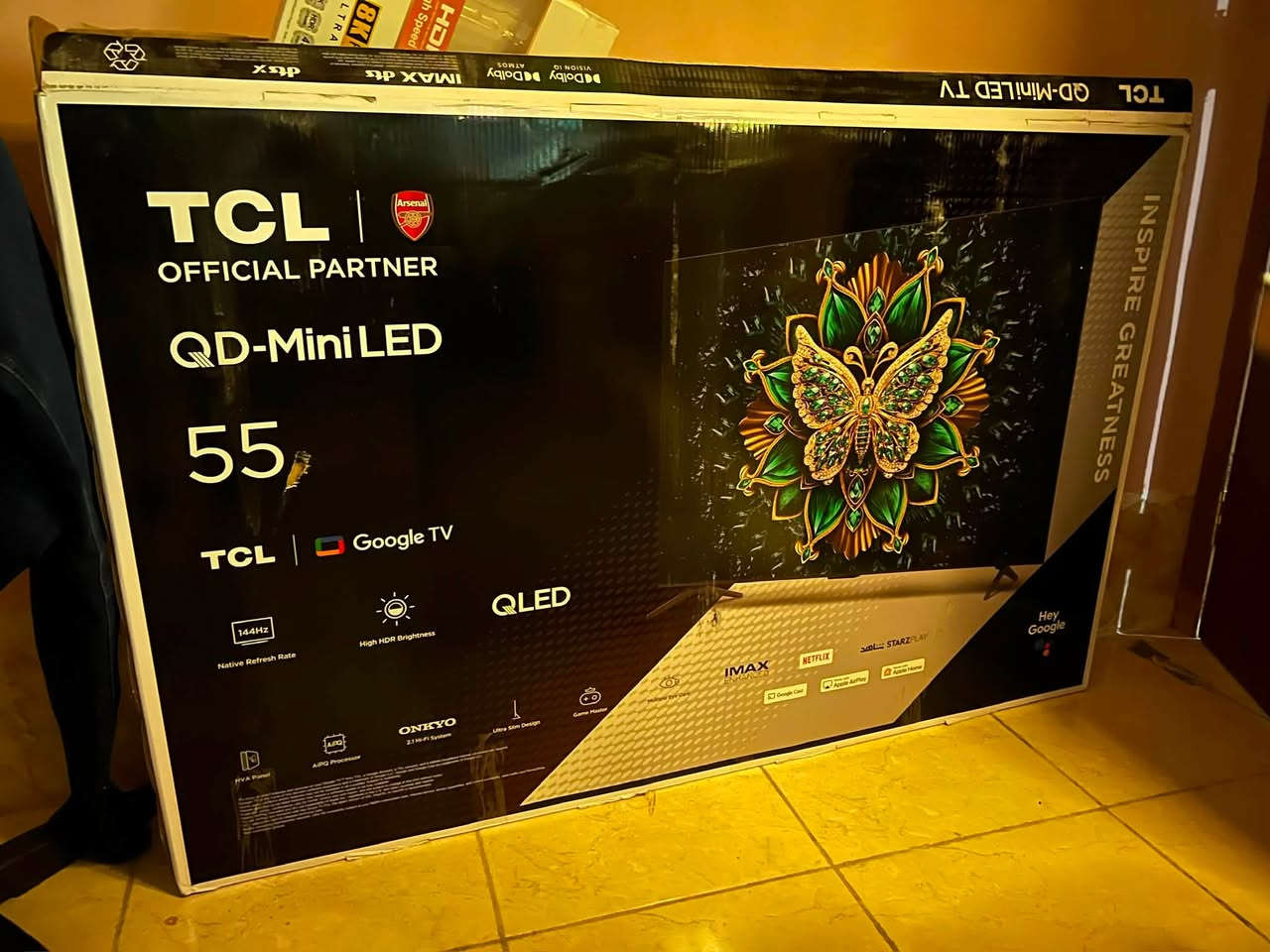 TCL - C6K
144Hz - 4K - QD mini LED

حجم 55
سعرها 850 الف
توصيل موجود
الشاشة جديدة


**إذا كنت صاحب هذا الإعلان وتريد حذفه لأي سبب، رجاءا أرسل رسالة إلى الدعم الفني**
