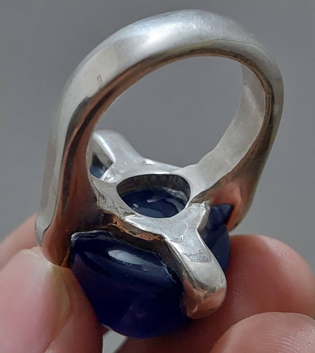 جزعة زرقة عملاقة صياغة يدوية ثقيلة بغداد ***********
