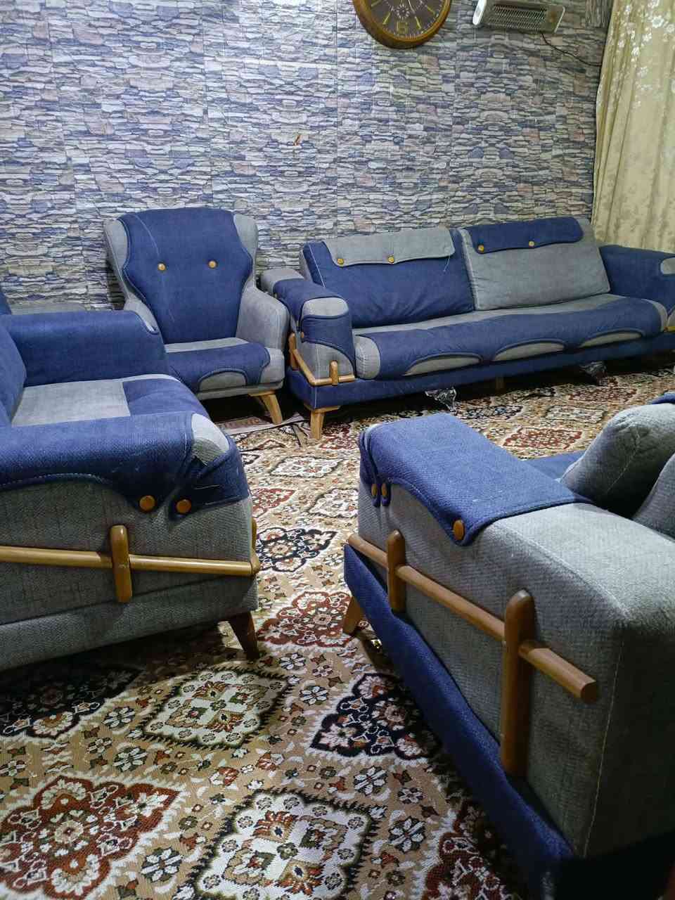 تخم تركي 5 قطع 10 نفرات سرير قماشه كتان الاصلي كلش حديث وجديد وثقيل 400 بي مجال قليل الولد ماخذا بمليون ونص... الي يريده يتصل ع الرقم  ***********او يراسلني @إشارة
