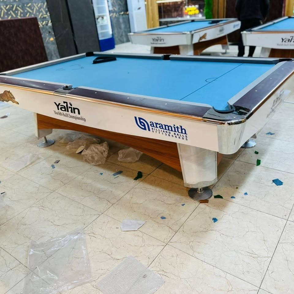 السلام عليكم بلياردات مستخدمه قليل للبيع بأسعار مناسبه جداً يوجد شد ونقل كافه محافظات العراق مع الضمان 
للحجز والاستفسار *********** _ *********** علي
 يتوفر واتس اب
العنوان  بغداد حافظ القاضي قرب دائرة الكهرباء📍
