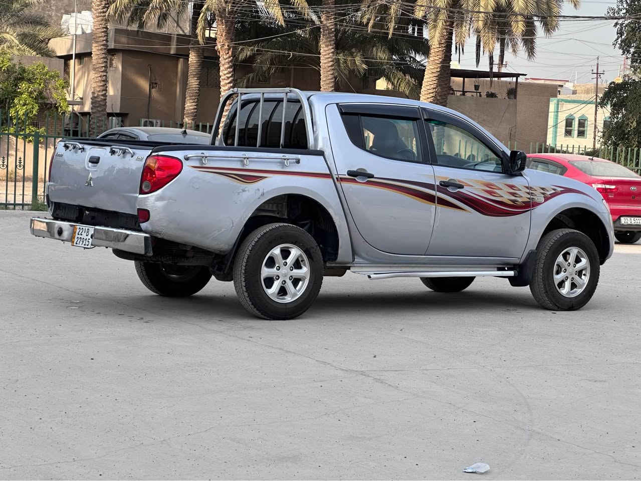 للبيع او مراوس حسب القناعه بيكب ميتسيو بيشي  موديل ٢٠٠٨

فورويل 4x4 شغال محرك كاز نوزل بلادي جديد مكفول من كلشي
كير عادي لو كير جدد مكفولات ما بيها اي ملاحضه او عطل 

صدر الخلفي والصدر المامي كله شلع مبدل جديد طسه زيرو

تخم تاير جديد ياباني اصلي تخم ويل كب اصلي سبير تعليك بلاد

داخل جلد بلادي جديد ما بي اي نقص ارضيه مغلفه قماره مغلفه
سياره مكفوله من اي ضربه صبغ شبر بل جاملغ بس الباقي مكفول
رقم اربيل بسمنه تحويل او وكاله حاضر رقم وهزه وسنويه كله جديد مسجله بل كاز طب تفول بي مكان بل شمال وبل جنوب مسجله 
السعر المطلوب 100 ورقه وبي مجال للشراي العنوان بغداد حي الخضراء *********** بغداد, العراق
