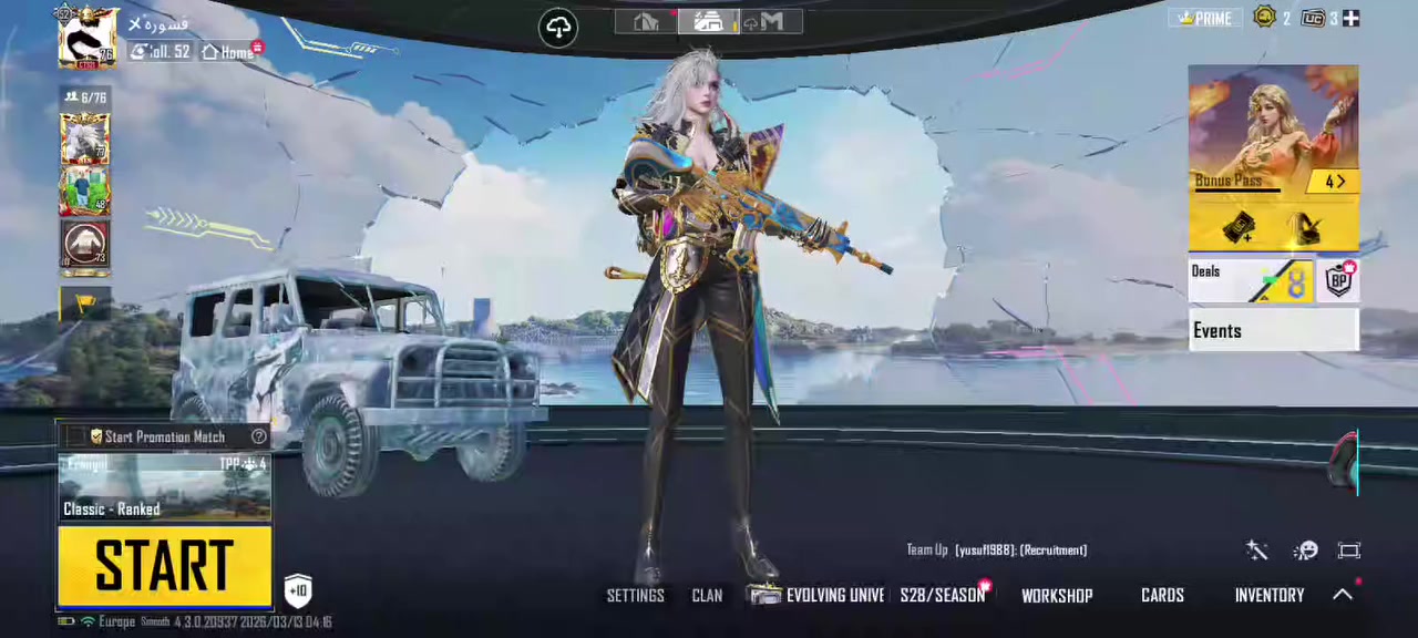 السلام عليكم شباب حساب كوريه مستوى 74 بي كونكر مكاني ناصريه البيع وجه الوجه السعر انت تحدده


**إذا كنت صاحب هذا الإعلان وتريد حذفه لأي سبب، رجاءا أرسل رسالة إلى الدعم الفني**