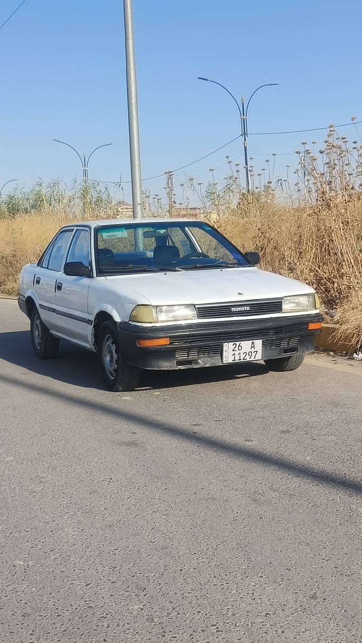 للبيع كورلا صدامي 1990
رقم جديد  انكليزي شرط التحويل 
كير محرك شرط لاتنقيص ولا تبخير
بيها ضرر جاملغ خلفي معجون  وجامغ امامي اليمين تعبان
تبريد بيه نقص غاز وفيشه مال كمبريسر
سعر 37 مكاني حي الوحده يم جامع عبد الرزاق
*********** كورك
*********** اسيآ

