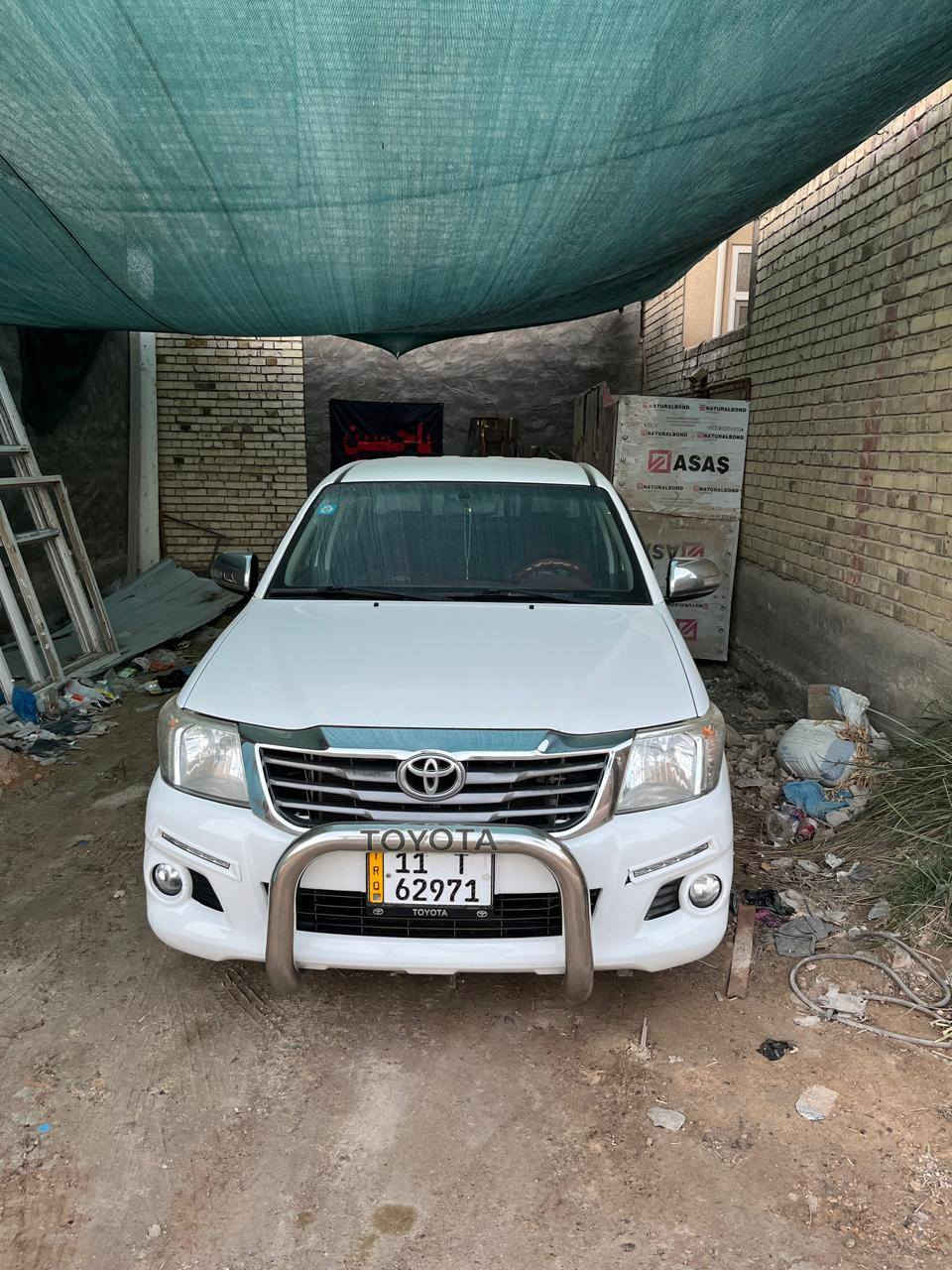 سلام عليكم مري خصت صاحب الكروب تويوتا هايلوكس موديل ٢٠١٥ كويتي السياره مكفوله من الدعاميه إلى الدعاميه كافله عامه وضع الشركه رقم بغداد إنكليزي سنويه بأسمي عنوانها كربلاء المقدسه شارع الشيخ أحمد الوائلي  قرب مستشفى زين العابدين السعر240 وبيها  مجال حك الجيه وهذا رقمي ***********غير متواجد على الخاص فقط إتصال
