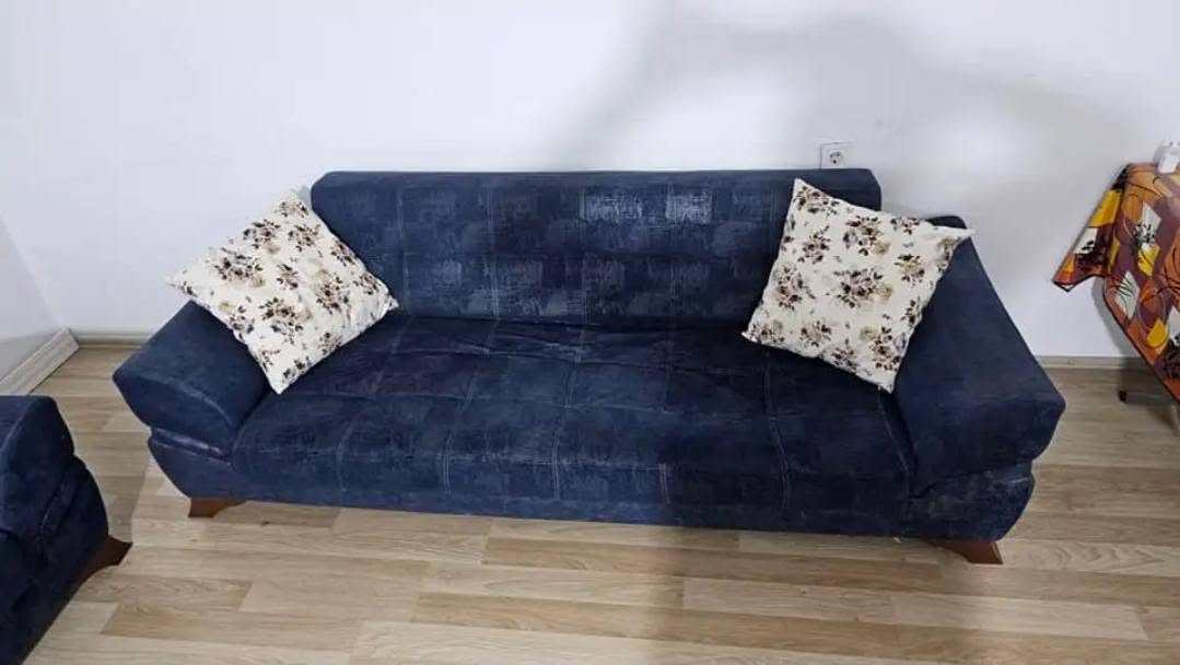 Those sofas are for sell, size 8 people huge And you can open them as a bed In good condition for 350,000 IQD +9647730313905
Place MRF4
Those sofas are for sell, size 8 people huge And you can open them as a bed In good condition for 350,000 IQD +9647730313905


**إذا كنت صاحب هذا الإعلان وتريد حذفه لأي سبب، رجاءا أرسل رسالة إلى الدعم الفني**