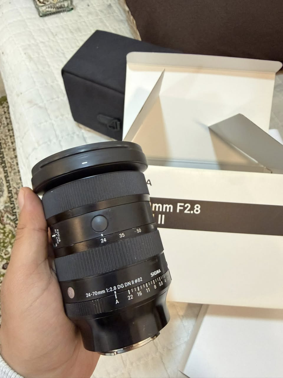 Sigma 24-70mm F2.8 DG DN II Art for SONY
للبيع‼️ 

عدسة 24-70 للسوني سيكما فتحة 2.8 الاصدار الثاني 

نضافتها 99‎%‎
موضحة بالصور كدامكم
عارضها للبيع 
السعر 1،125 
علما انَ سعر الجديد حالياً
 1370


**إذا كنت صاحب هذا الإعلان وتريد حذفه لأي سبب، رجاءا أرسل رسالة إلى الدعم الفني**
