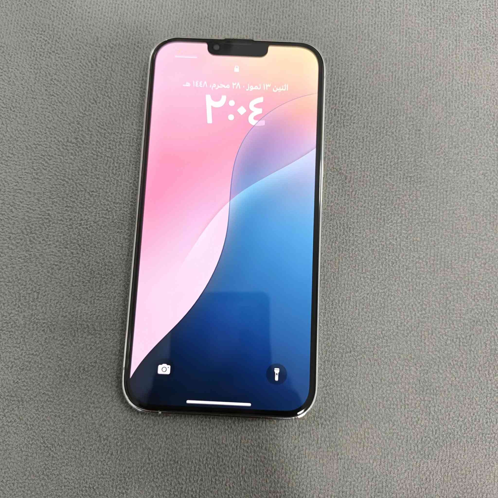 ايفون للبيع ١٣ برو ماكس بطاريه ٨٠ بلادي جهاز ذاكرته ٢٥٦ خط واحد نموذجM  ما مفتوح الجهاز ابد سعره 725 وبيه مجال قليل كلش مكان سماوه اي استفسار اتصال ***********
