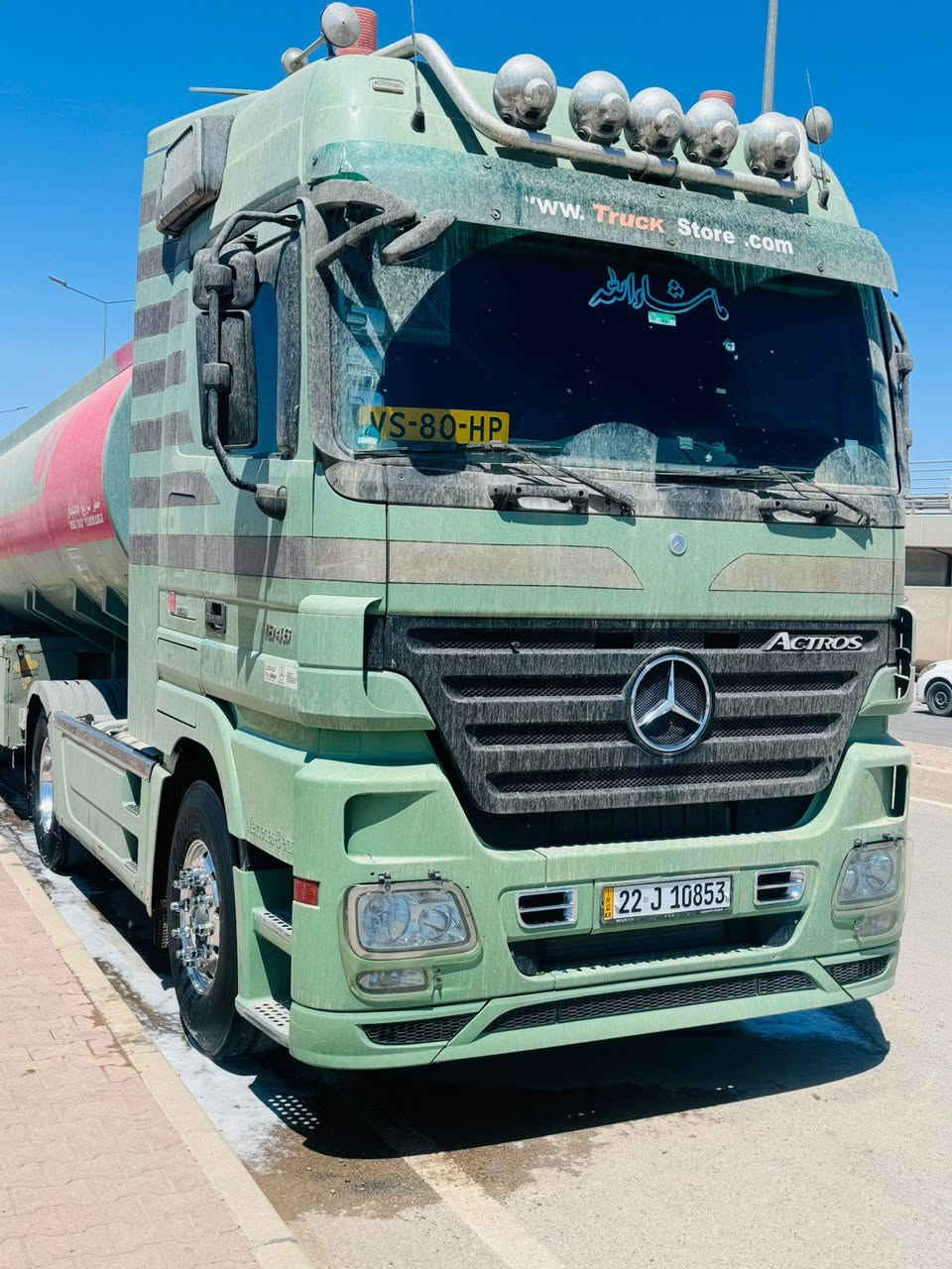 سلام عليكم اكتروز 1846 للبيع موديل 2006 سياره ادبلو رتايدر صاروخ تبريد خزن محور قصير اوتماتيك تانكي نهرو تخم تاير راس وعربانه JBS هزه فحص براد طوناج كله جديد سنويه تنتهي 2030 بسمي *********** مكاني صلاح الدين الدجيل
