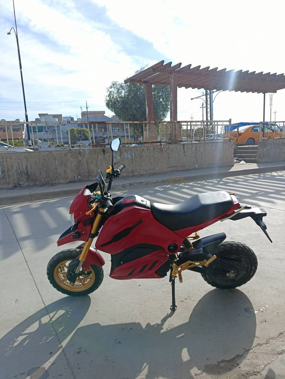 سلام علیکم دراجه قفاس للبيع

فول مواصفات / موديل 2026

تشغيل عنبعود / باتريات مسطره سته بطاريات

لون مصبوغ جماليه فقط / نضام بريكات abs

شحن سريع اصلي بلادي / اثنين مفاتيح نضام بارك / سرعه اثلاثه نمره ليد زينون ثلاثه نوع عالي ناصي رماش سرعه حقيقي 80 تايرات جبلي بلادي جديد

دبلات رياضي

مكاني كركوك تسعين.
تره اخوان سعر ارخص من سوك 
سعر خاص

  ***********

اذا ماتريد لا تكسر سعر دراجه
بس شراي يراسل
