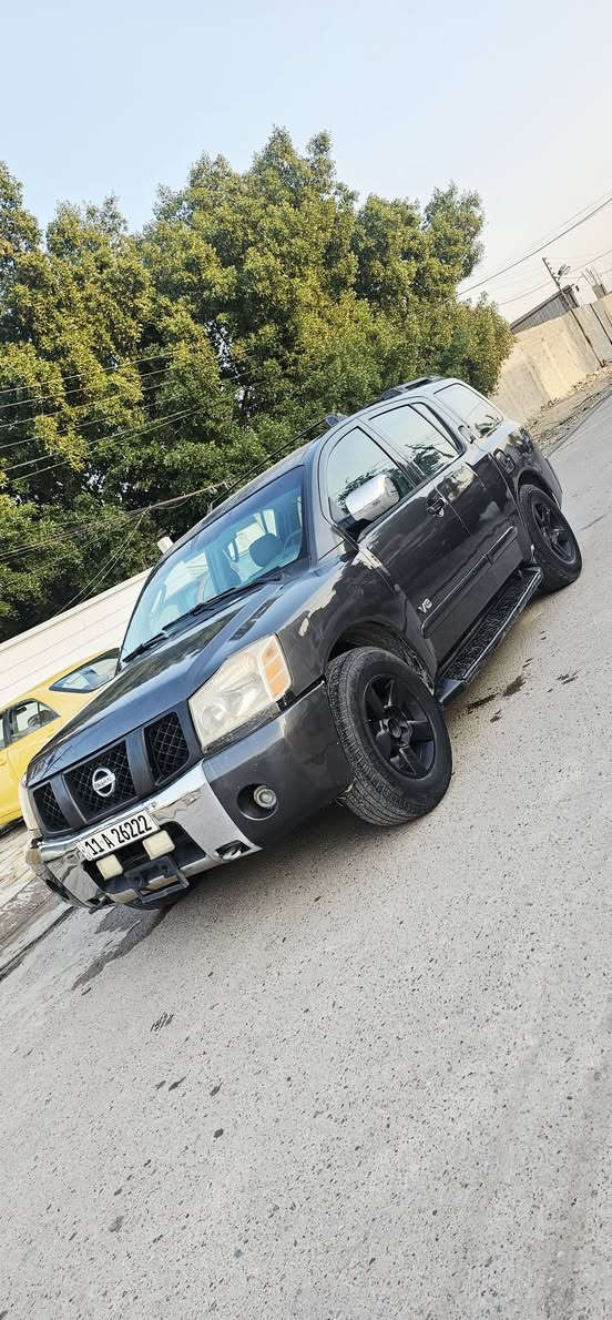 _____ياالله  ____***********    _____
نيسان ارماده  2007 سياره جدا نضيفه
 او جاهزه وارد امريكي كلين بدون ضرر
مصبوغه  احزام جماليه。  سعر 78بيه مجال بصيط
السيارة 7 راكب رقم بغداد  دولي
 مشروع وطني سنويه جديده 2028
حساسات خلفيه اماميه   
اتصال تحكم
نضام
حساسات انذار 
تبريد امامي وخلفي 4 قطع
.كروز سرعه.
كشنات كهرباء   
  اواكس  mb3
4 ويل كب حجم 18 
احساسات اطارات
سنتر لوك   حساسات خلفيه سنتر لوك
كير ومحرك  خير من الله كير واوتوماتيك
مكاني بغداد مدينه الصدر***********
