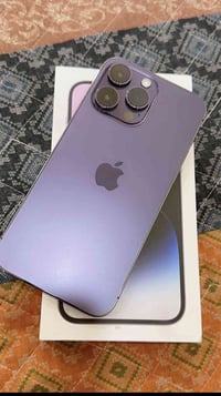 ايفون ١٤ برو ماكس جهاز ماستر ما مفتوح نهائيا وتر ذاكره ٢٥٦ بطارية ٩٠ ب...