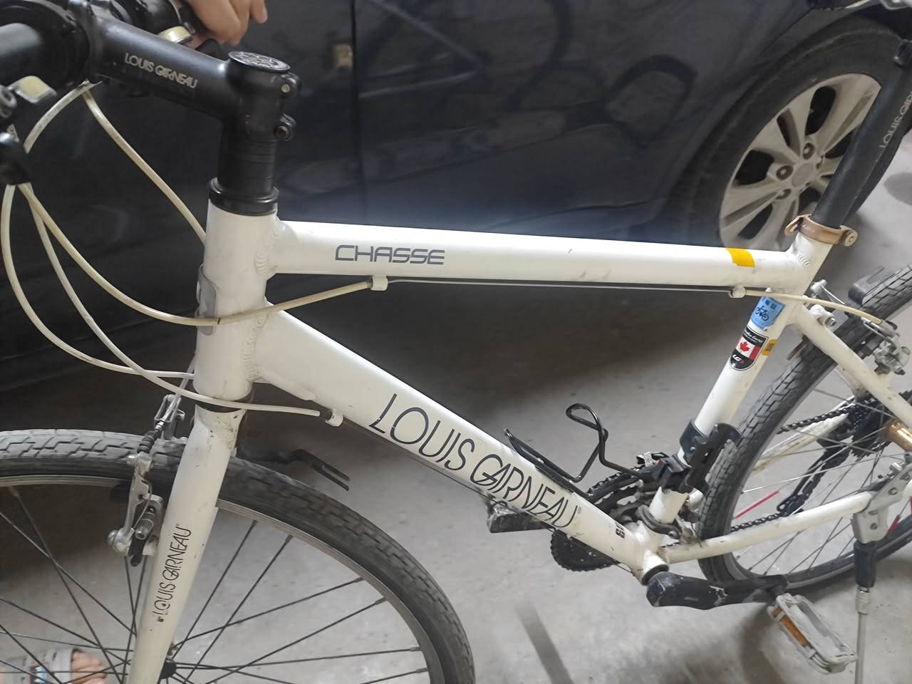 Louis garneu _ chasee
C700مُتاح للبيع بايك لويس  
نظافة البايسكل 85 %
Mفريم ميديم 
البايسكل كله مختم لويس جارنيو
السستم كله شيمانو 
البدال الأمامي شيمانو 3 نمر
Altus الخلفي 9 نمر 
تايرات جديدة نظيفة 
ومقابض البريكات ايضاً Tektro البريكات 
السعر 325 الف دينار عراقي وبي مجال حسب الإتفاق
البايسكل يباع بدون ملحقات
و هدية مع البايسكل لايت امامي جداً قوي

للتواصل متواجد على الواتساب *********** 
مكاني بغداد الدورة
