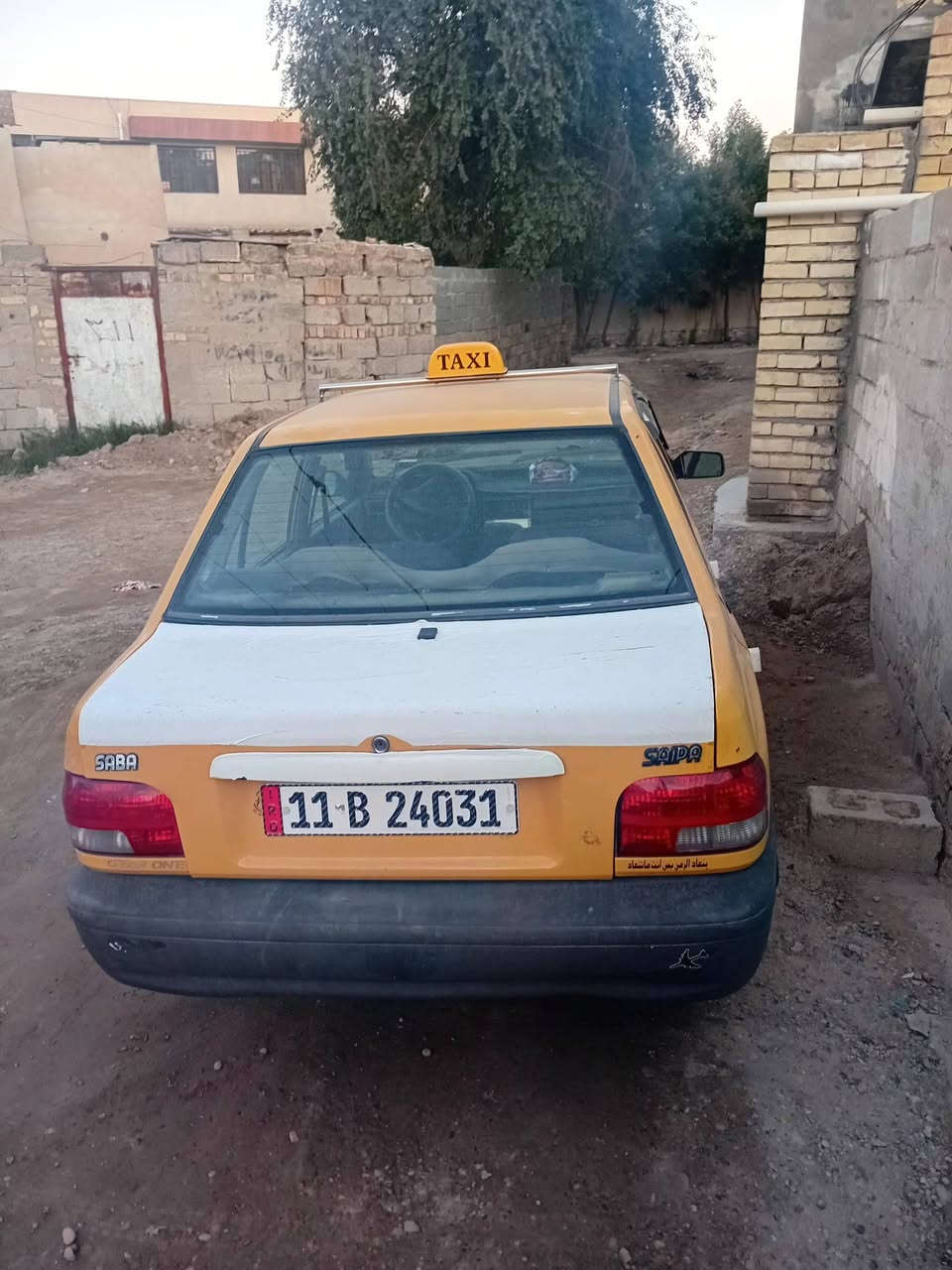 🚗 للبيع سايبا موديل 2011 🚗
رقم انكليزي مصفرة هيئة وغرامات تحويل ثاني يوم 

مكينة وكير مكفولات لا تنقيص ولا تبخير 

مكفولة من الضربة وممصبوغة مرشوشة من الصفحة من جهة البك شوية 

بيها شاصي من جهة السايق معمر تعمير درجة اولى 

تخم تاير جدد داخلهة زين ابواب سنتر لوك 

السعر ٢٨ وبيها مجال 

مكاني ابو غريب قرب جسر الزيتون 

***********
